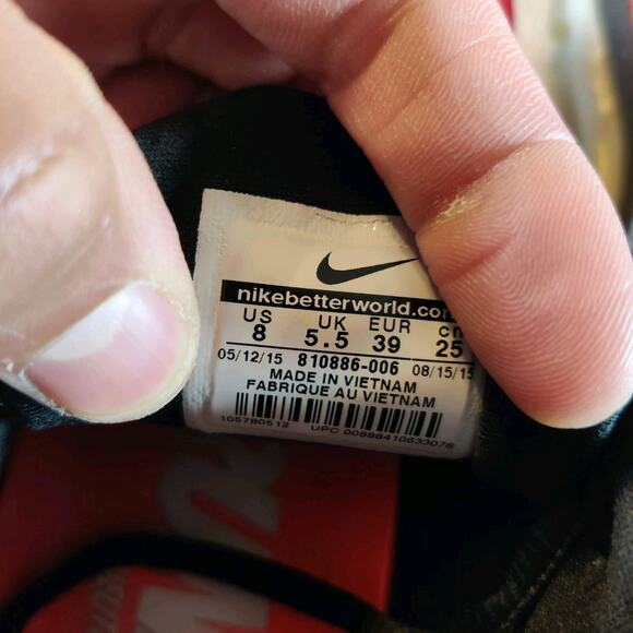 Nike Air Max Shoes Women's 8 Black Orange Pink Silver Cute Ombre Gym Running Gym - Picture 10 of 10